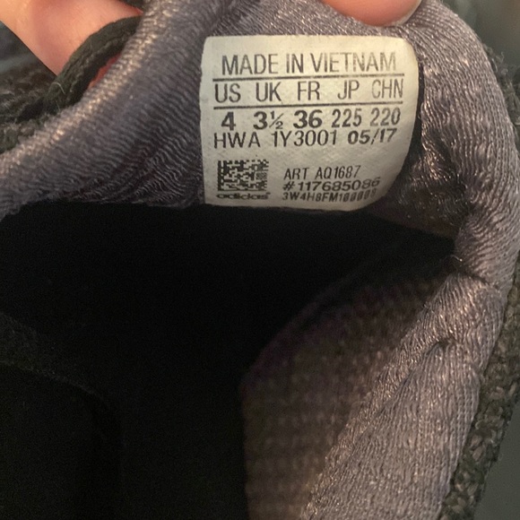 Adidas Women's Cloudfoam Black Sneakers - Picture 3 of 3